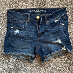 AE Super Stretch Jean Shorts Size 4